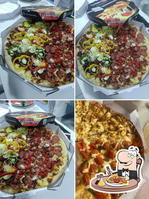 Peça diferentes variedades de pizza