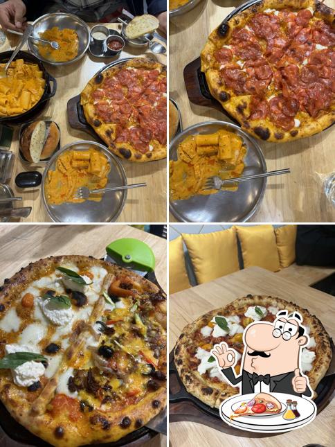 Try out various kinds of pizza