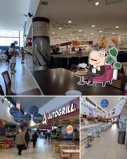 Dai un'occhiata agli interni di Burger King