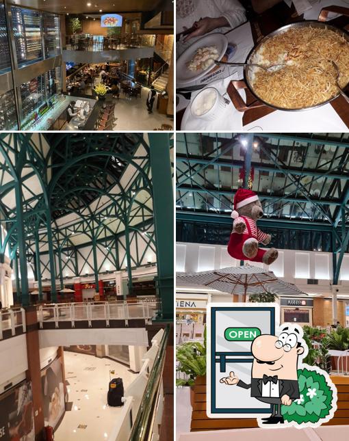 O exterior do Coco Bambu Market Place: Restaurante, Peixe, Camarão, Carne, Lagosta, Salada, SP