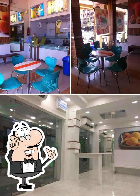 The interior of Naturals Ice Cream