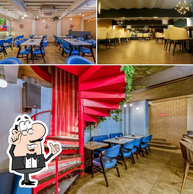 Take a seat at one of the tables at ON THE DOCKS