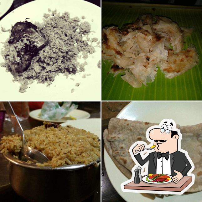 Food at Madurai Sri Muniyandi vilas