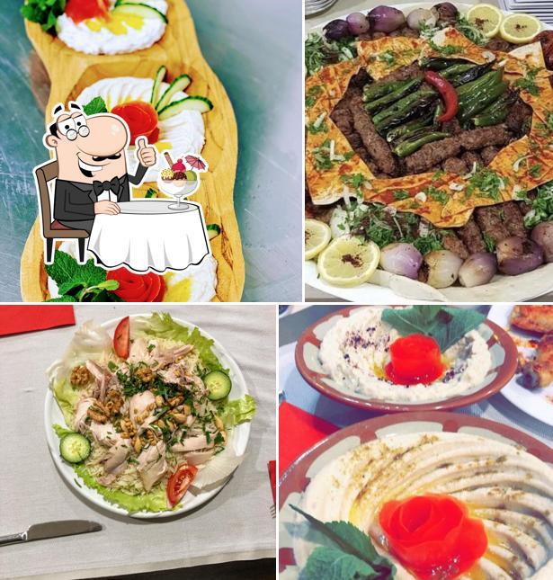 Bawwabat Dimachq propone un'ampia gamma di dessert