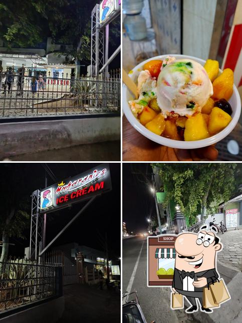 The image of MAHARANI ICE CREAM’s exterior and food