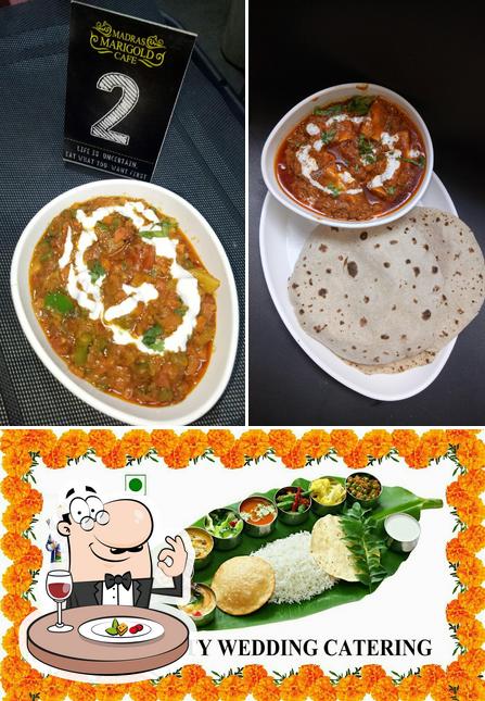 Food at Madras Marigold Cafe
