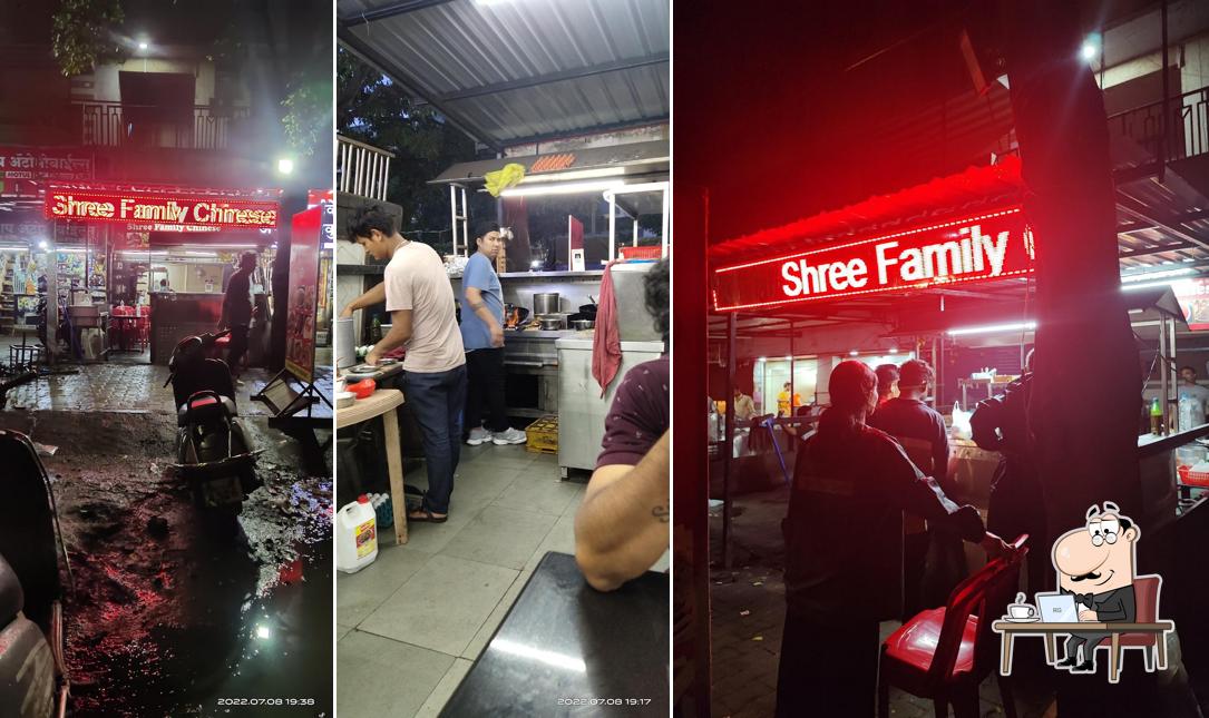 The interior of Shree family Chinese