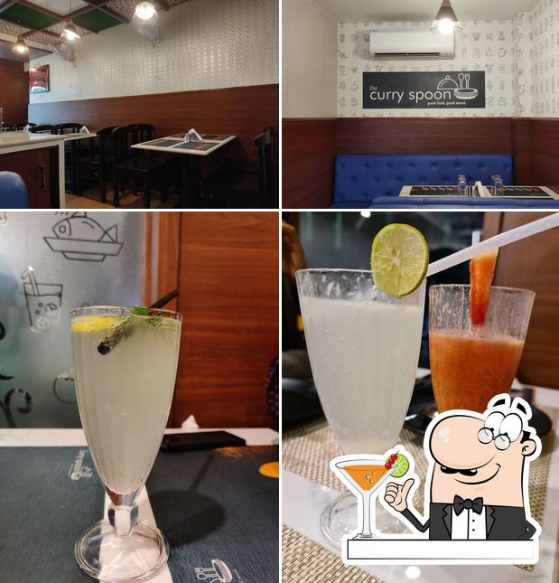 The Curry Spoon is distinguished by drink and interior