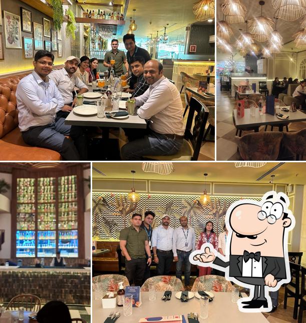 The interior of Gola Sizzler’s