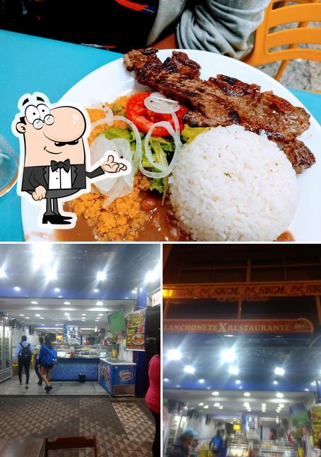 O interior do Lanchonete Fortal