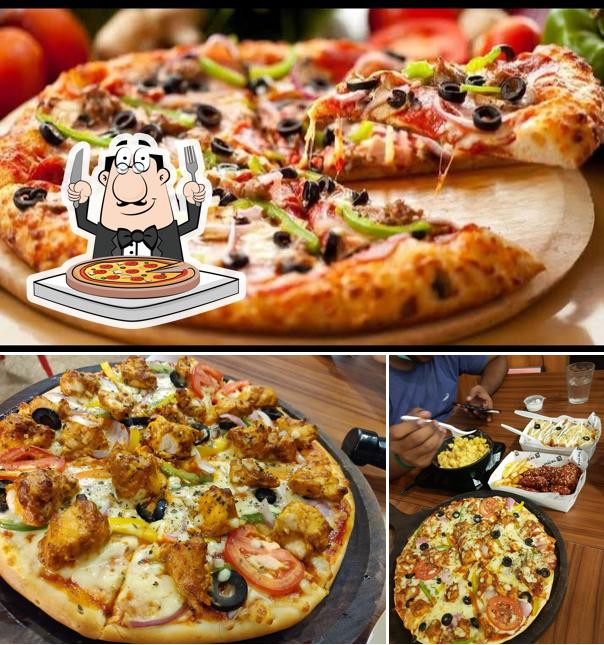 Pick pizza at TikTalk Cafe