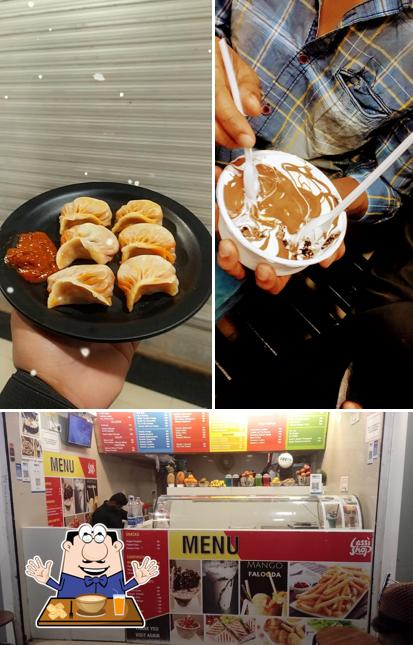 Food at Lassi Shop gulbarga