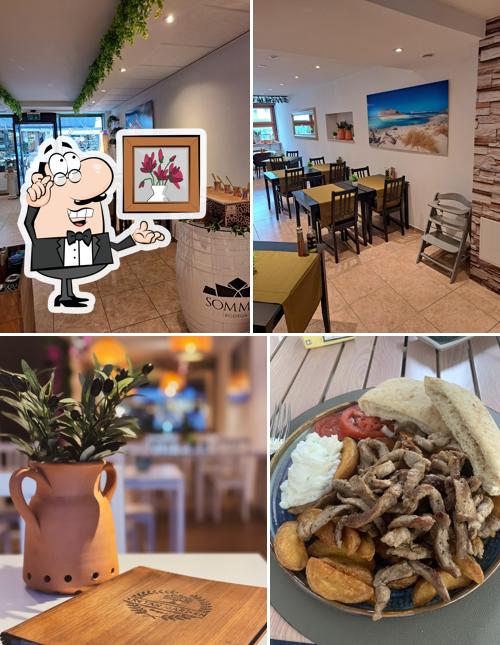 Siediti a un tavolo di Cretan Garden