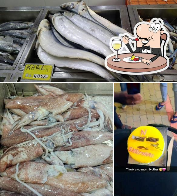 Meals at B H K Fish Mall