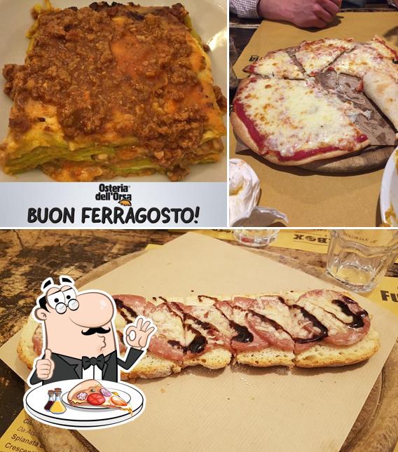 A Osteria dell'Orsa, puoi provare una bella pizza