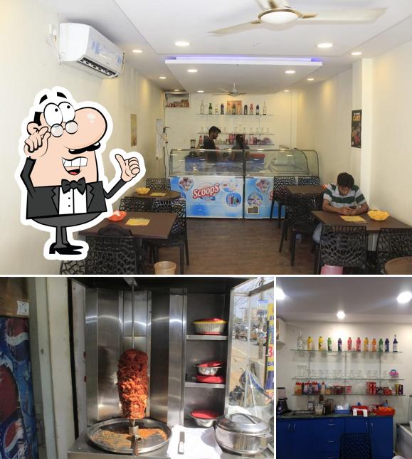 The interior of ANR SHAKES AND SHAWARMA