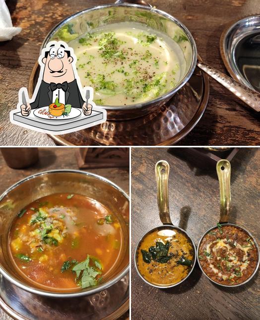 Food at Namaste table d'hote