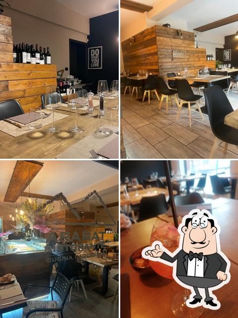 Gli interni di Ararat ristorante