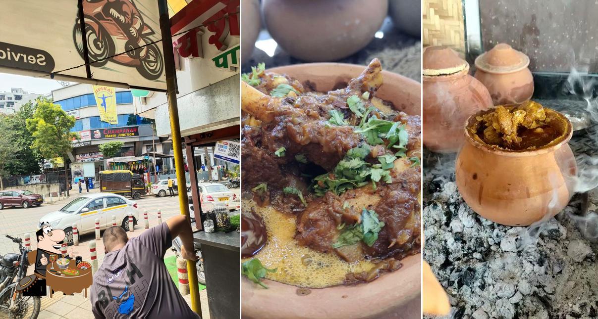 Meals at Champaran Handi Junction (Mutton Bhakari)