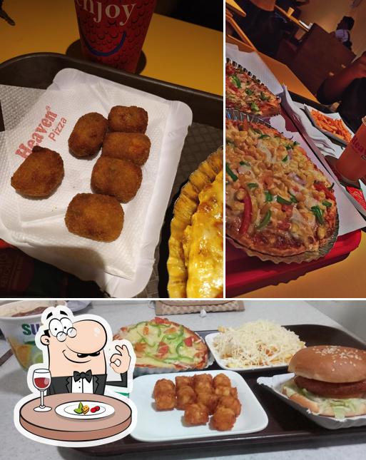 Meals at Heavens Pizza and Cafe