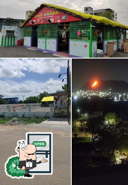 The exterior of STAR DHABA AND FAMILY RESTAURANT