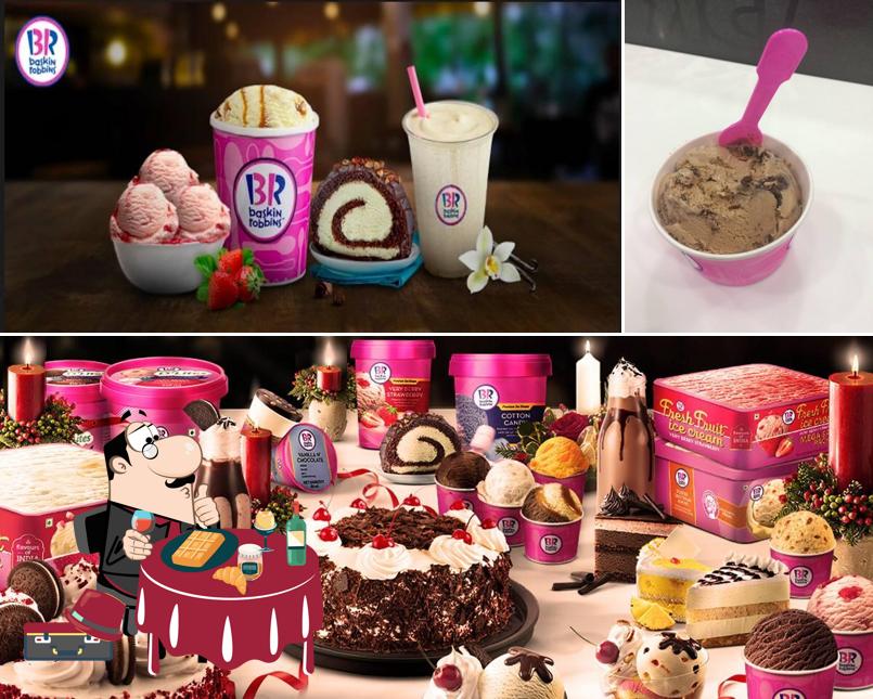 Baskin-Robbins provides a variety of desserts