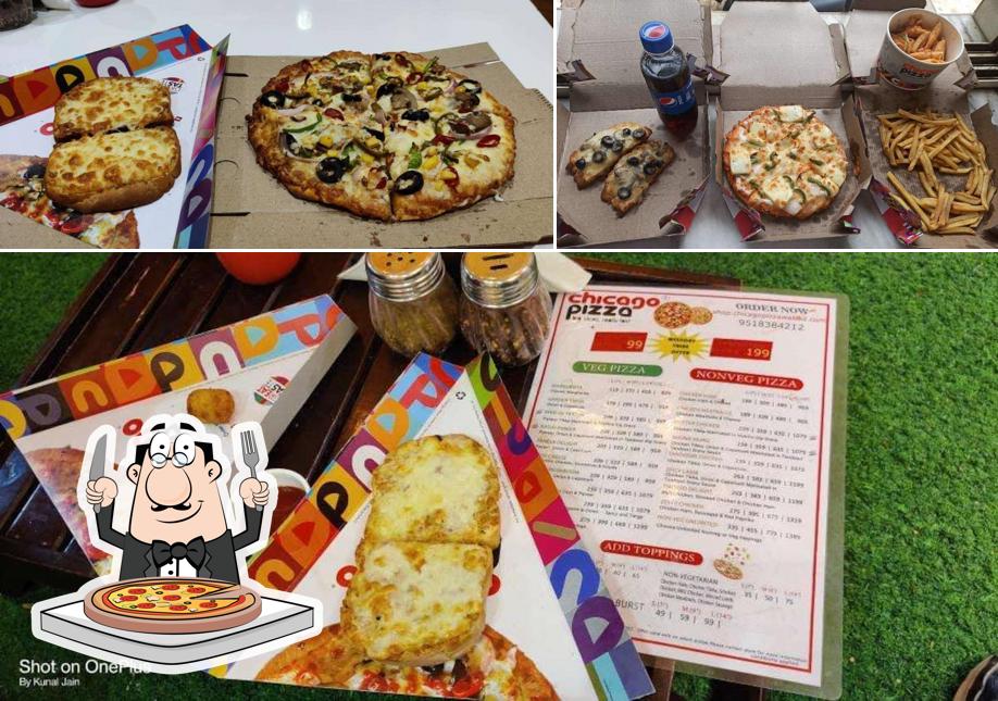 Pick various kinds of pizza