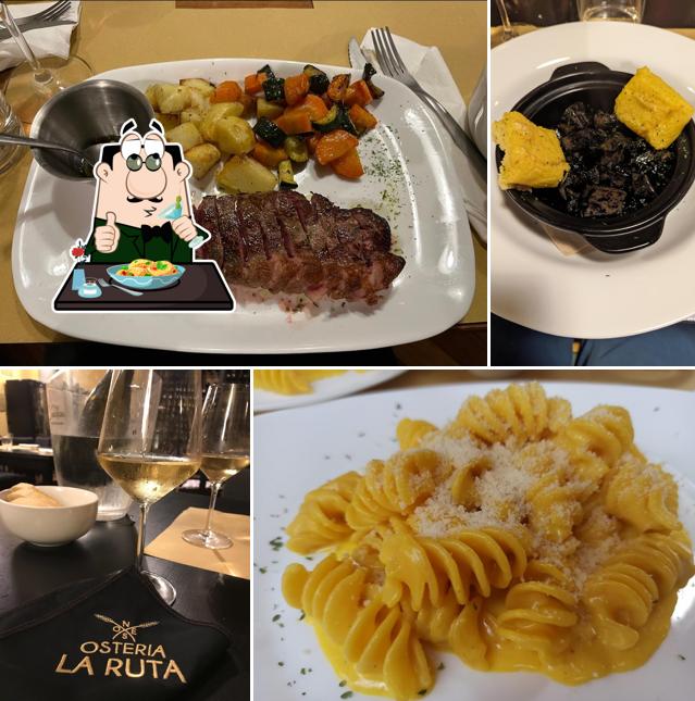 Maccheroni al formaggio al Osteria la Ruta