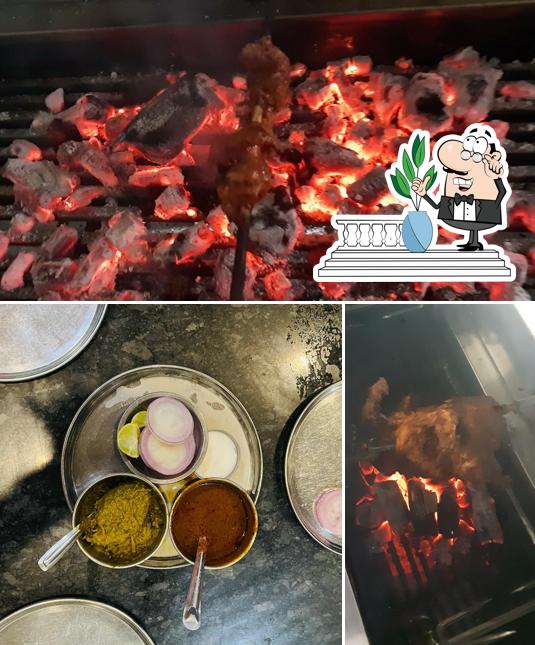 The picture of exterior and food at Pot Biryani - Kunda Biryani - BBQ