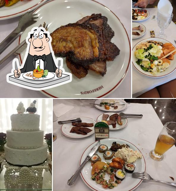 Platos en Hereford's Churrascaria