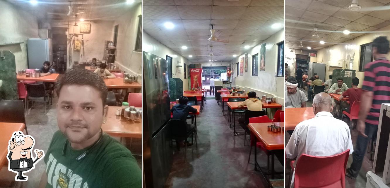 The interior of Rajasthani Dhaba