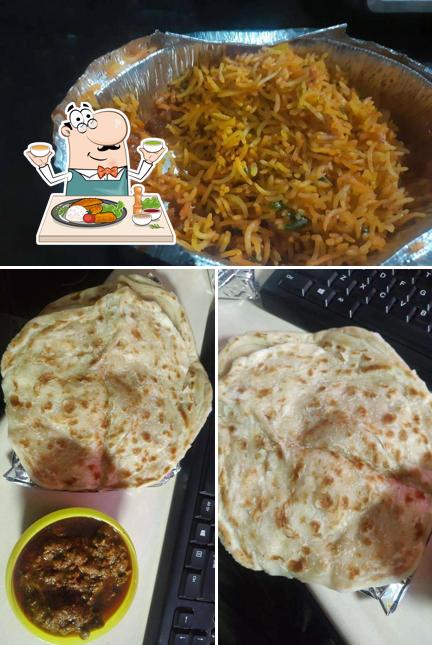 Meals at Lucky Seekh Paratha
