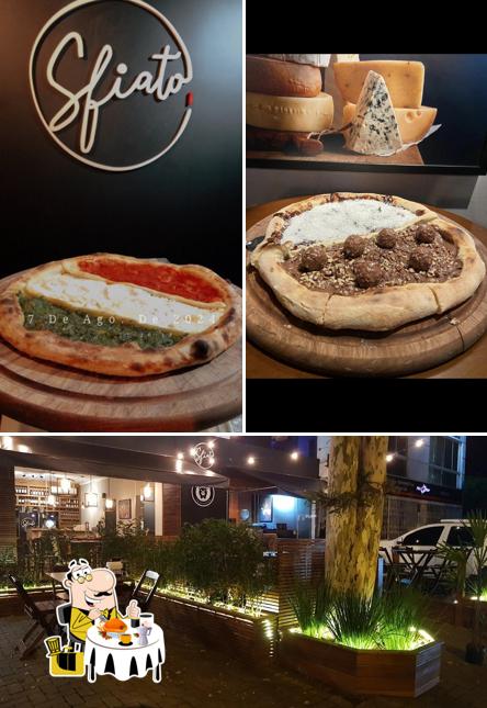 Platos en Sfiato Pizza&Esperienza