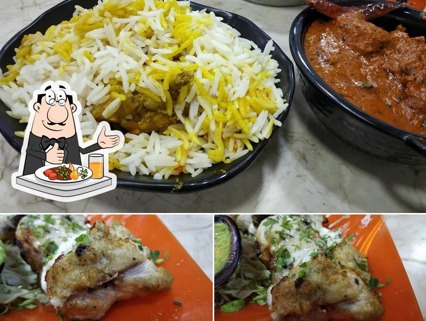 Food at Zaffran Restaurant