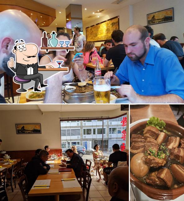 Chez Xu si caratterizza per la interni e bancone da bar