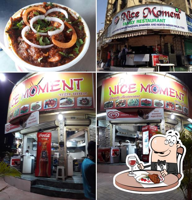 Order meat dishes at Nice moments Restaurant