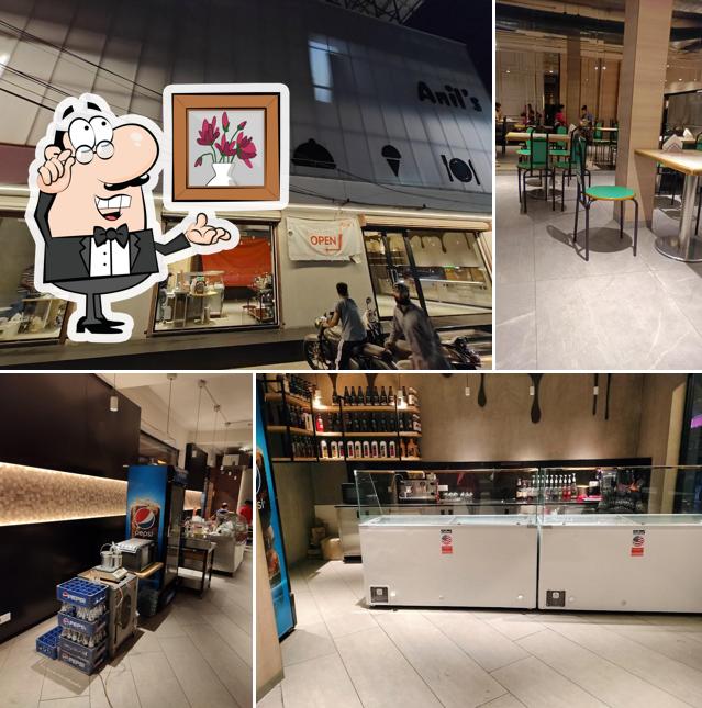 Check out how Anil's Fast Food & Ice Cream looks inside