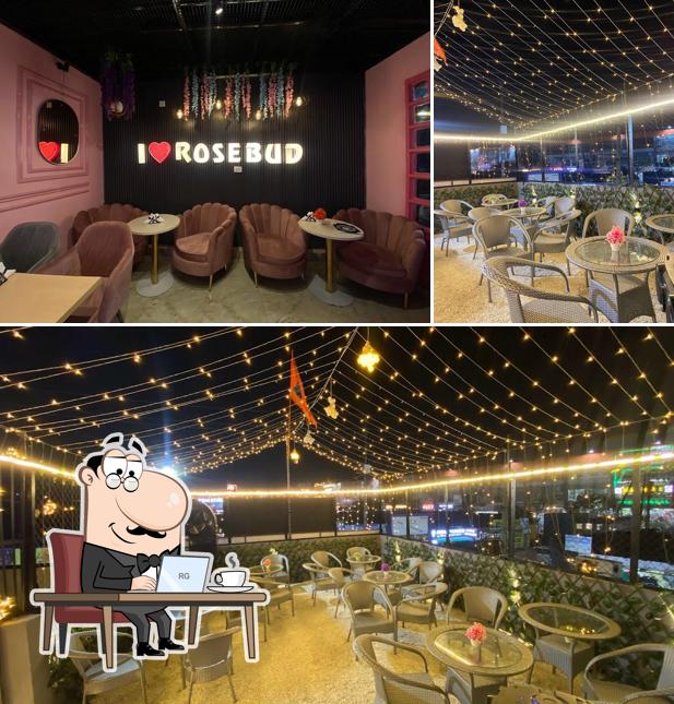 The interior of The Rosebud Cafe