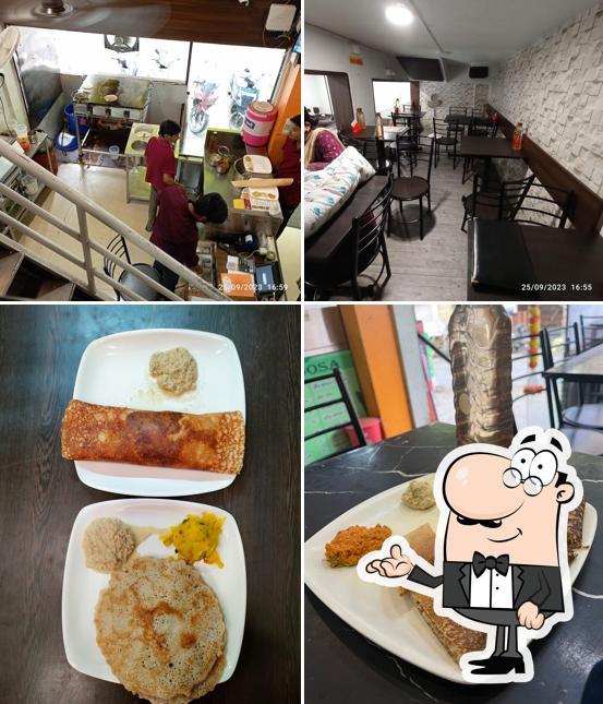 Take a seat at one of the tables at V- DOSA