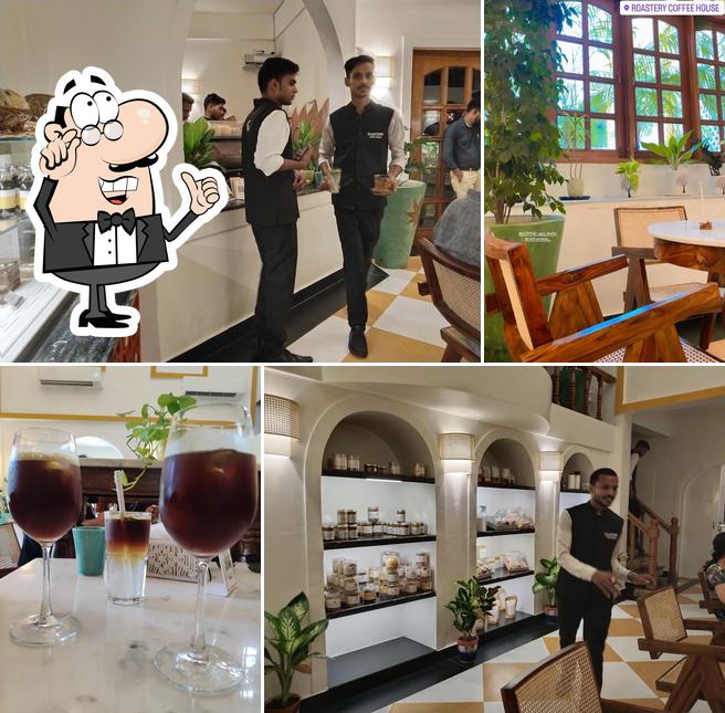 The interior of Roastery Coffee House Gomti Nagar