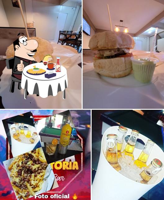 Peça um hambúrguer no Parada obrigatória lanches de areias