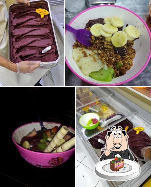 Bolo de chocolate em Sr. Banana Açai - Vilas do Atlântico Conheça e se apaixone!!!