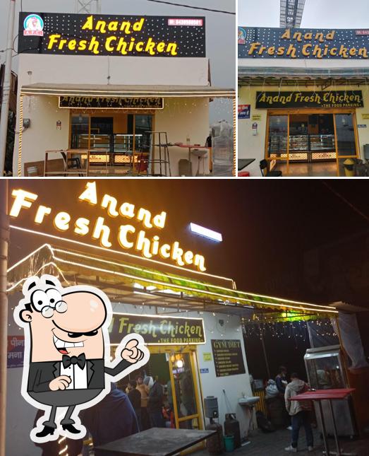 The exterior of The Anand Fresh Chicken(kanker khera)