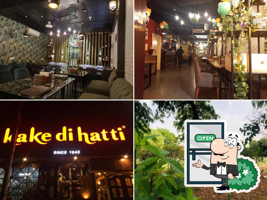 The restaurant's exterior and interior