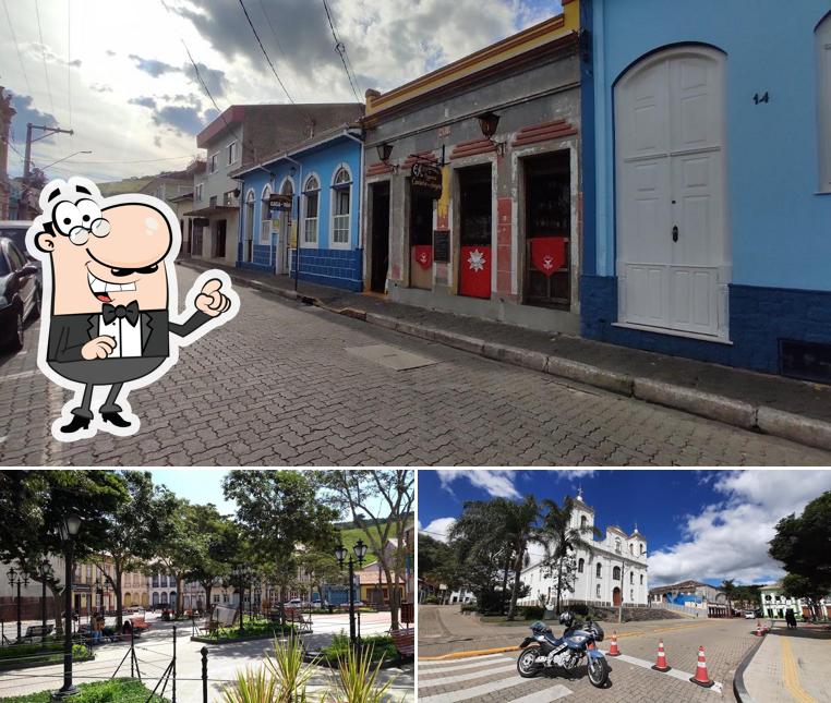 O exterior do Bar e Restaurante Calçada Luizense