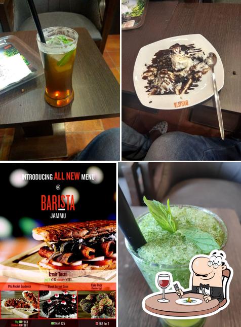 Chocolate mousse at Barista Lavazza