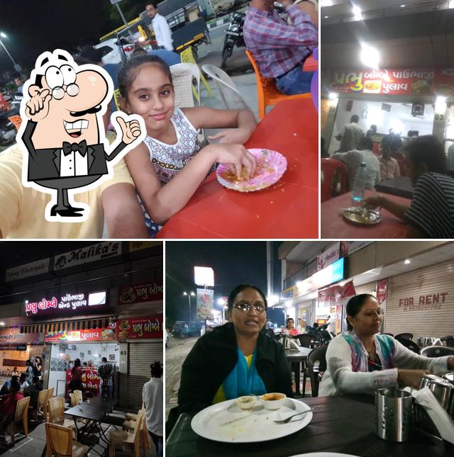 The interior of Prabhu bombay Pav Bhaji