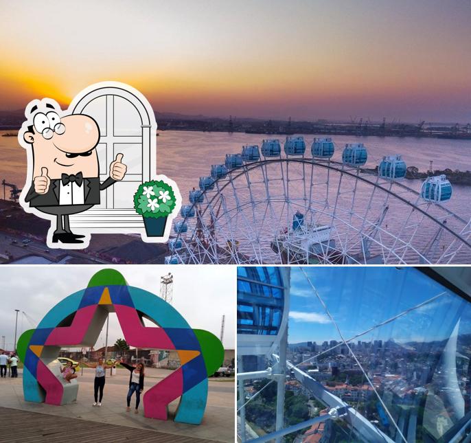 Você pode espairecer no exterior Yup Star: Roda Gigante do Rio de Janeiro