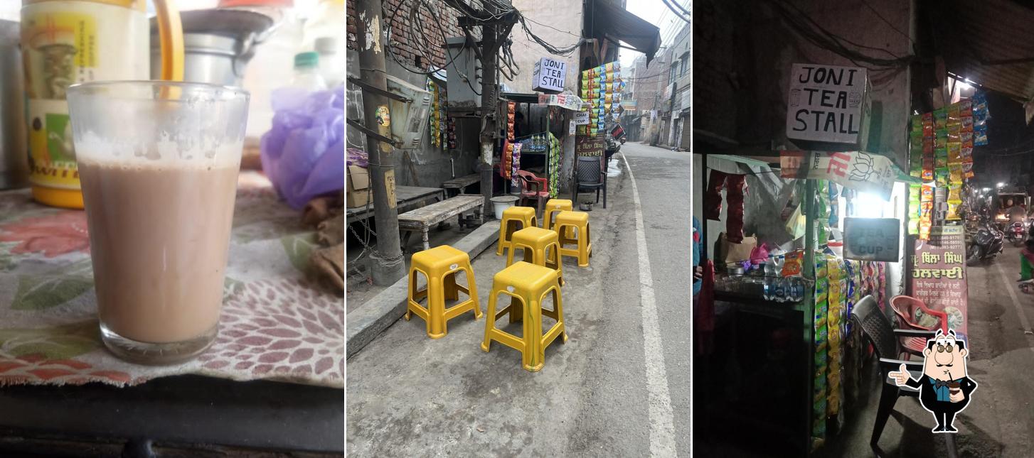 Enjoy a drink at Jony Tea Stall & kite Store