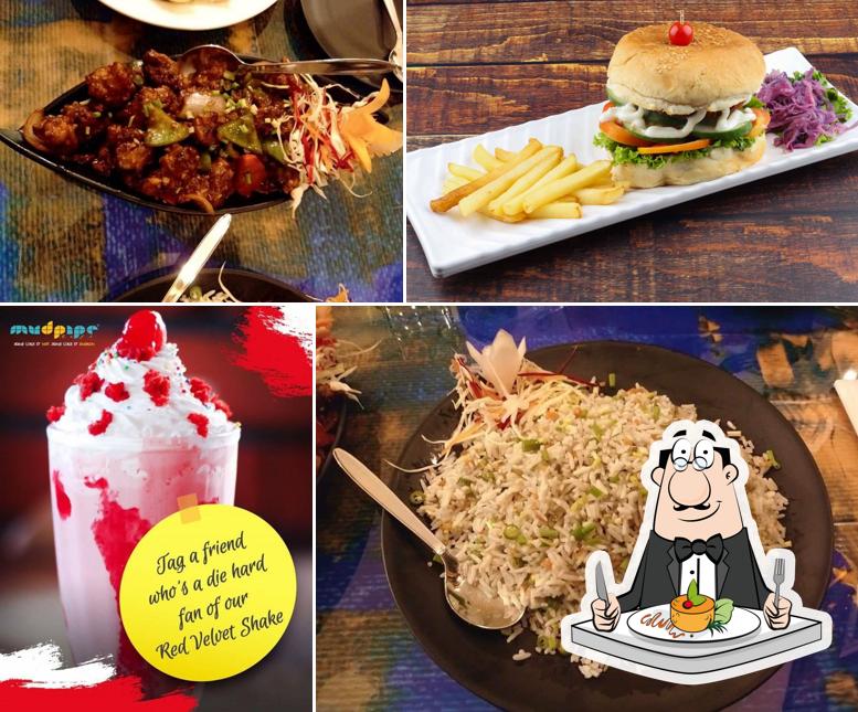 Meals at MudPipe Cafe (king of sheesha)